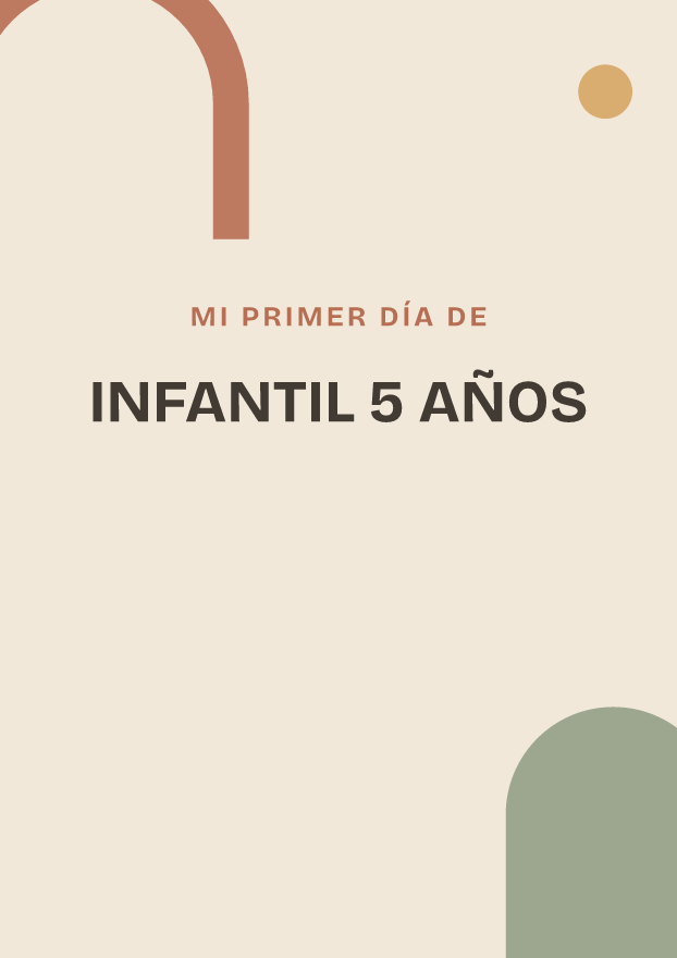 Boho neutro — plantilla de cartel escolar