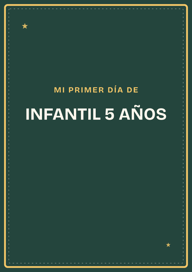 Pizarra clásica — plantilla de cartel escolar