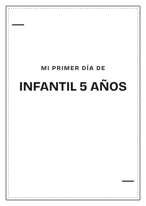 Ahorro de tinta — plantilla de cartel escolar