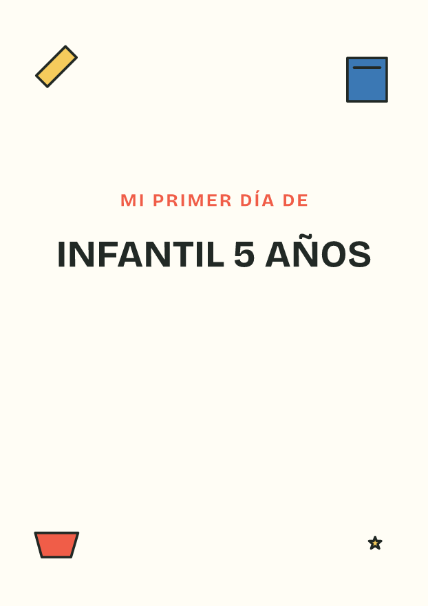 Garabatos escolares — plantilla de cartel escolar